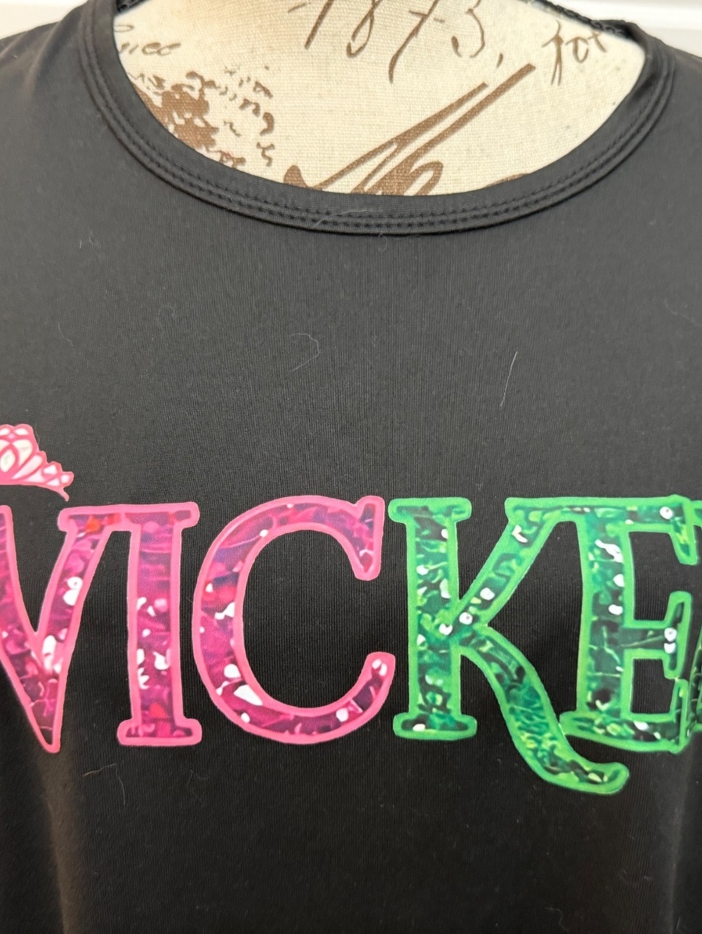 Black Wicked Graphic T-Shirt - Picture 3 of 8